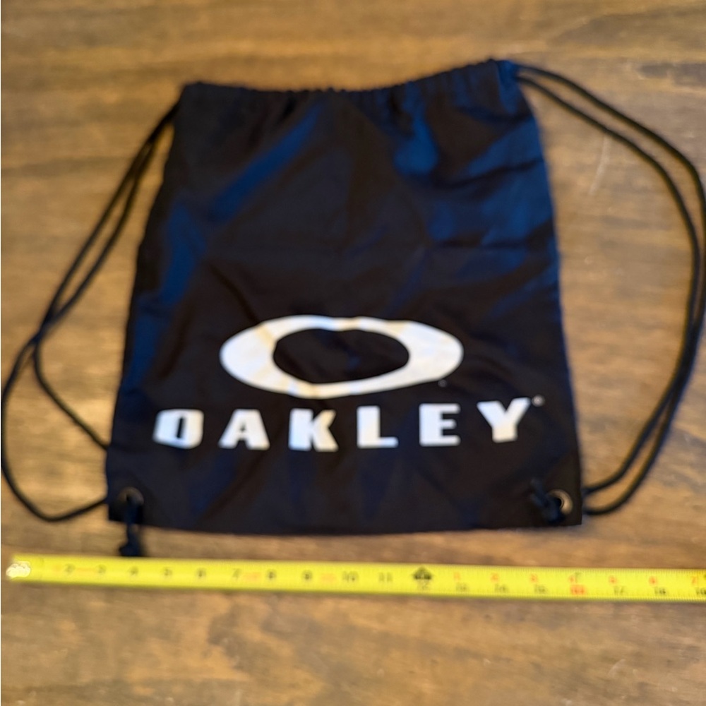 Oakley Black Drawstring Backpack - image 5